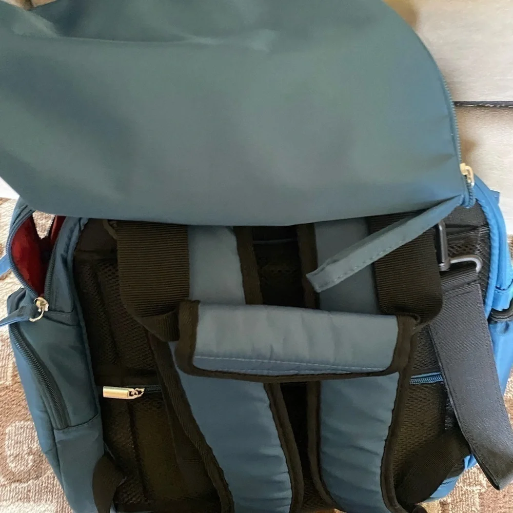 Bleu Diapers Bag Backpack Multipurpose Travel bag waterproof